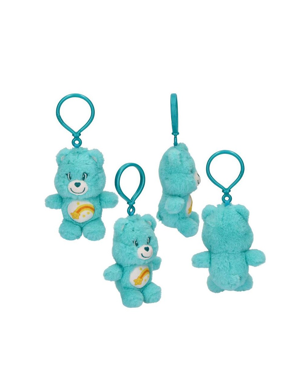 Porta-Chaves em Peluche Care Bears Azul Turquesa