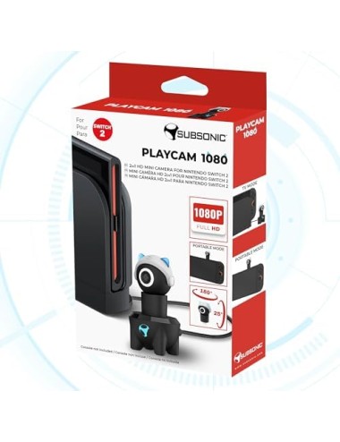 Câmara Subsonic Playcam 1080 - Nintendo Switch 2 (Azul)