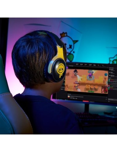 Headet Gaming - Brawl Stars Drippy Skull (Multiplataforma)