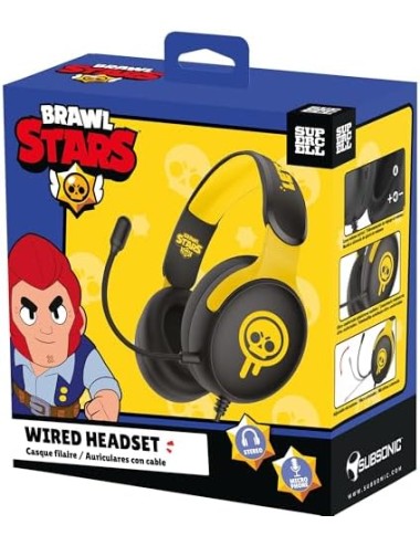 Headet Gaming - Brawl Stars Drippy Skull (Multiplataforma)