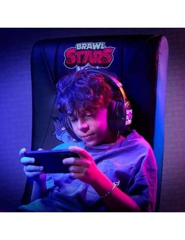 Headet Gaming Wireless - Brawl Stars Black Skull (Multiplataforma)