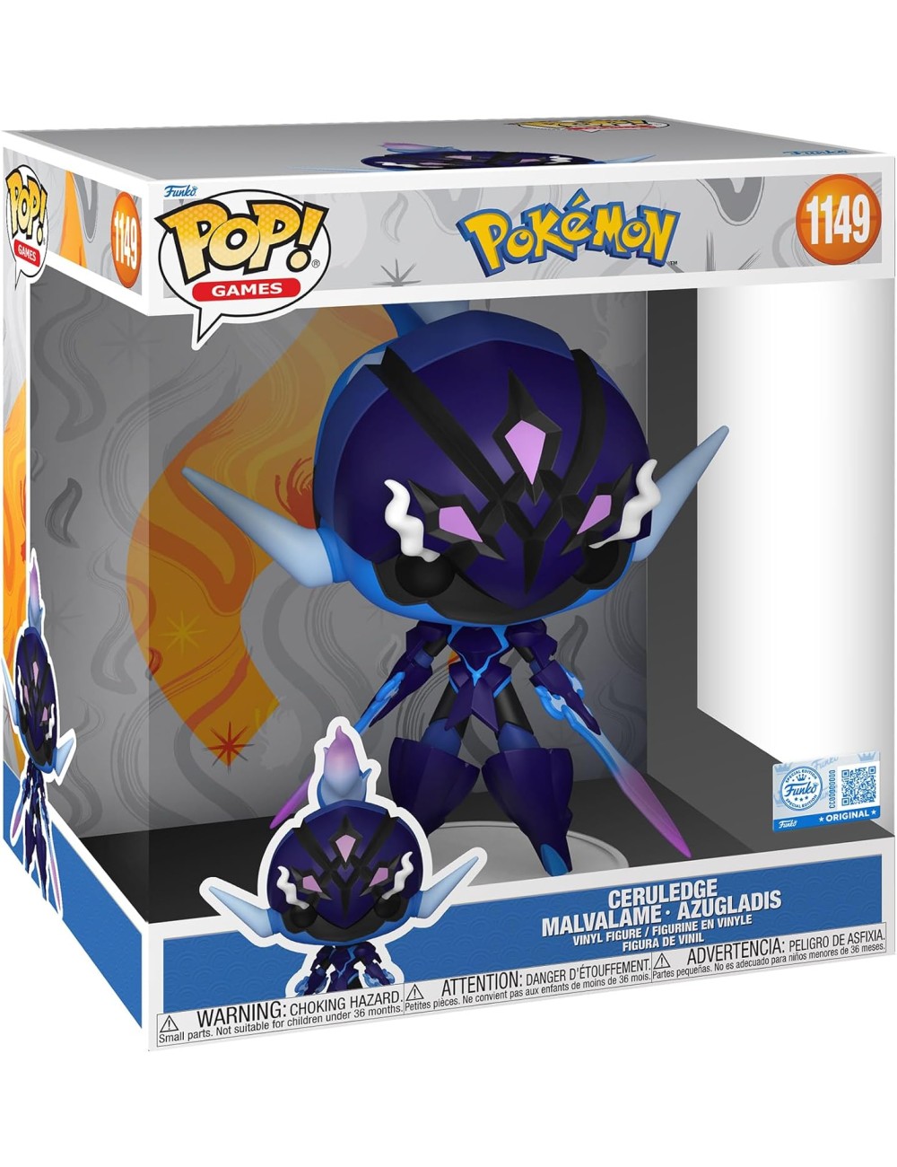 Figura Funko POP! Games: Pokemon - Ceruledge (Jumbo Sized 25cm) 1149