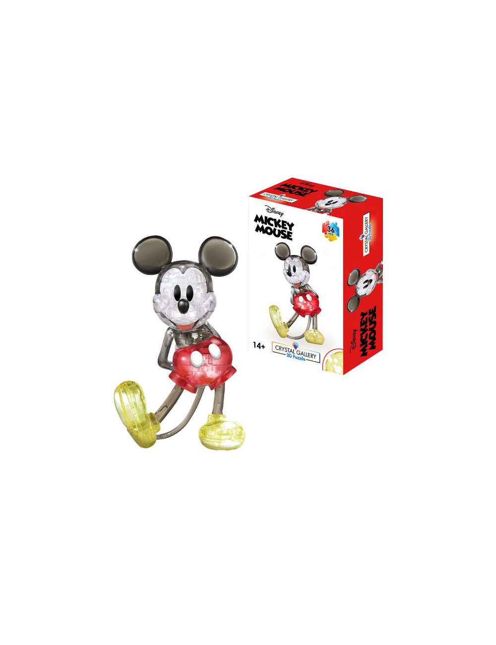 Puzzle 3D Crystal Gallery Disney - Mickey Mouse (36 Peças)
