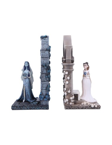 Aparadores de Livros Nemesis Now - Corpse Bride Emily e Victoria 19CM