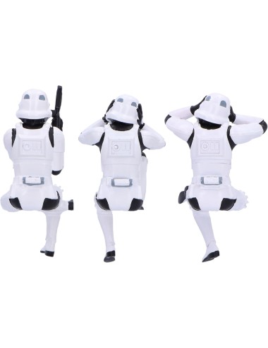 Figura Nemesis Now - Stormtrooper Three Wise Sentados 11CM