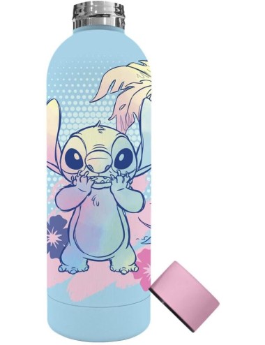 Garrafa em Aço Inoxidável Toque Suave - Stitch 800ML