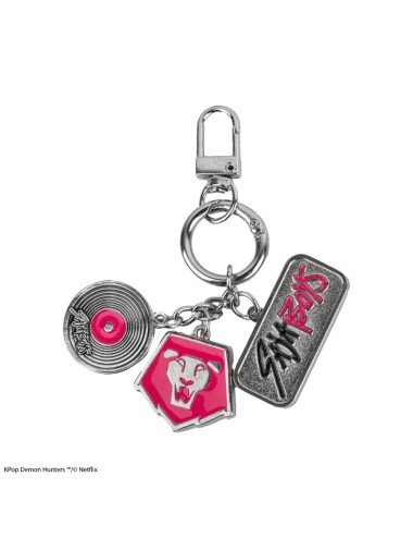 Porta-Chaves com Charm Cinereplicas - KPop Demon Hunters: Saja Boys