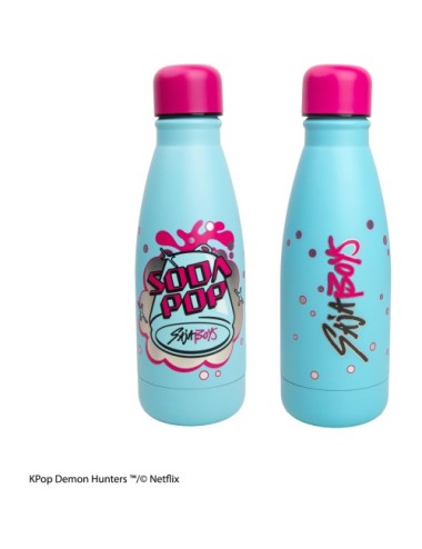 Garrafa de Água Mini Cinereplicas - KPop Demon Hunters: Soda Pop