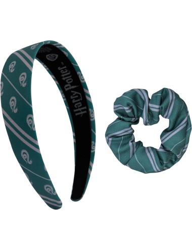 Bandelete para Cabelo Cinereplicas - Harry Potter: Slytherin Scrunchy
