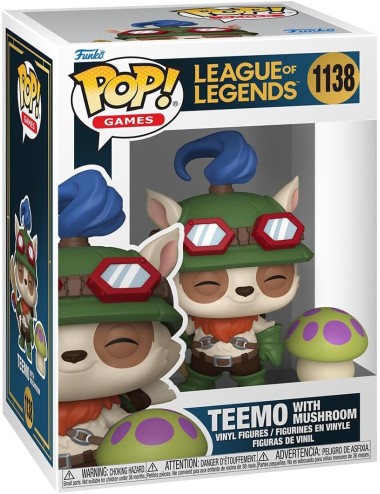 Figura Funko POP! Games: League of Legends - Teemo with Muhsroom (POP! & Buddy) 1138