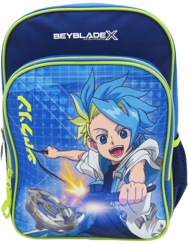 Mochila 3D Escolar - Beyblade Let it Rip (35cm)