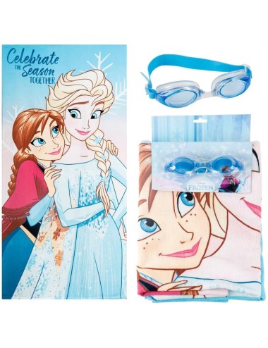 Toalha + Óculos de Natação - Frozen